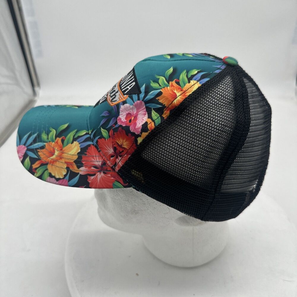 Vintage colorful tropical Virginia beach 1962 snap back hat - Picture 4 of 8